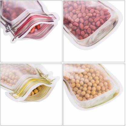 Plastics Transparent Jar Shaped Stand - up Pouch With Zipper - infinityexculsivestore.com
