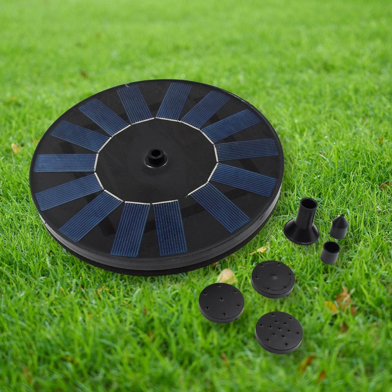 Fast Fountain by Pocket Hose - Solar-Powered - Instantly Adds a Water Feature Virtually Anywhere - 5 Spray Modes - No Installation or Batteries Required - Great for Bird Baths, Pools, Pond & More (1 Pc) - infinityexculsivestore.com