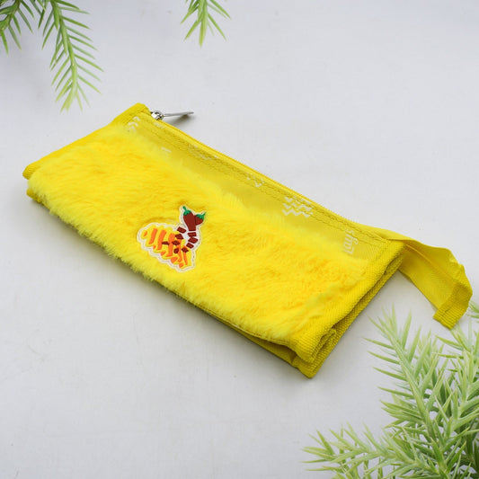 Smart Design Solid Colour Double Pocket Large Capacity with Zipper, Reusable Multipurpose Washable Pouch Pen Pencil Stationary Case Travel, Boys & Girls Pouch with Zip for Travel, School, Stationary (2 Pocket) - infinityexculsivestore.com