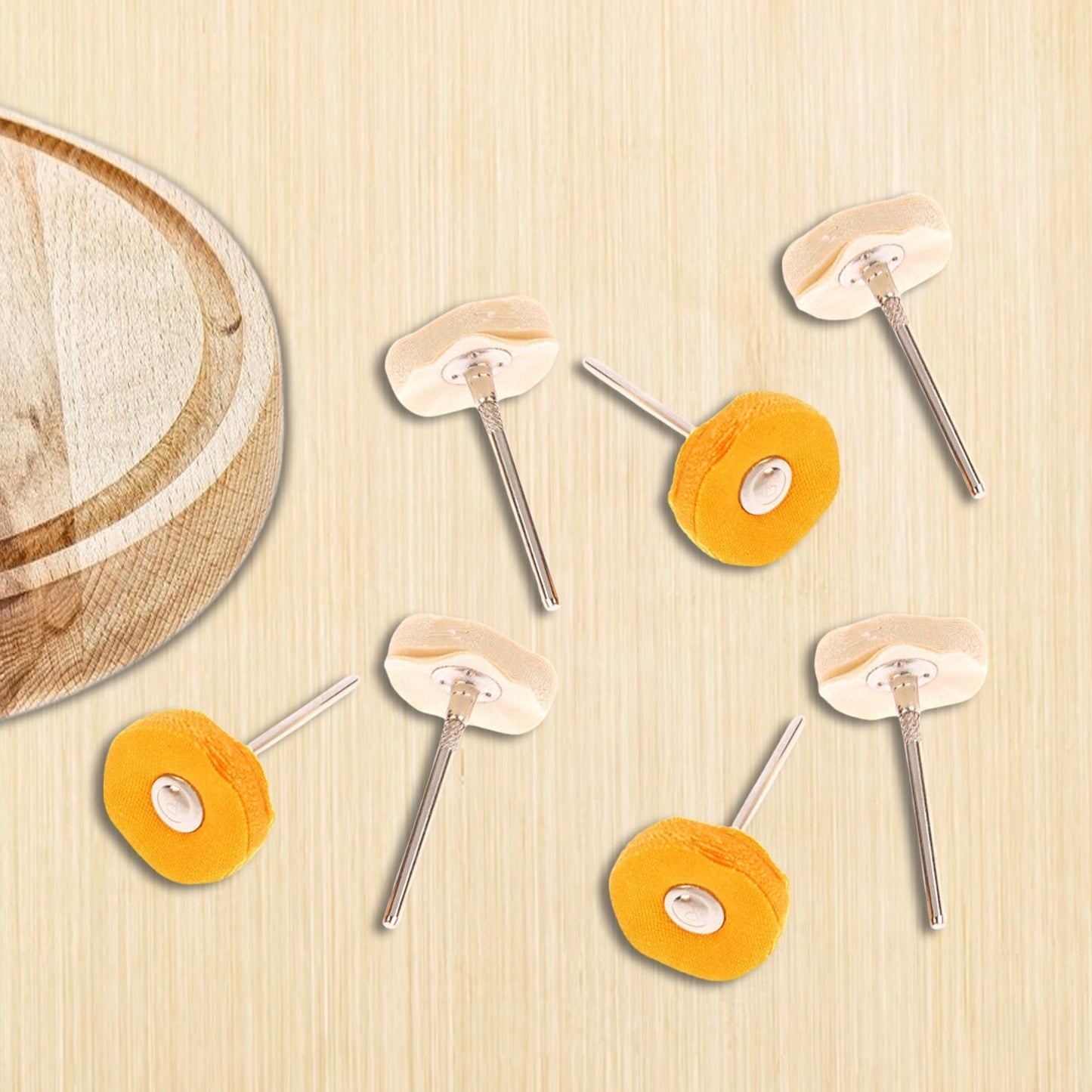 Polisher Buffer Wheel Polishing Buffing Pad Brush for Rotary Drill Bit (7 Pcs Set) - infinityexculsivestore.com