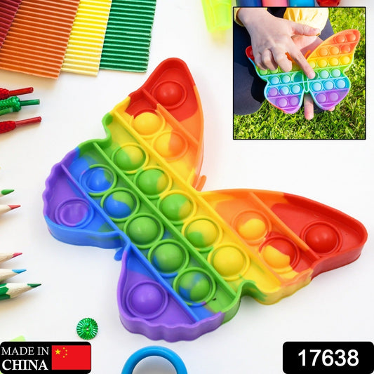 Pop Fidget Toy Push Pop Bubble Fidget Sensory Toy for Kids and Adults Fidget Popper Stress Reliever Sensory Fidget Poppers (Butterfly & Car Shape / 1 Pc) - infinityexculsivestore.com