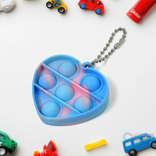 Pop Fidget Toys for Kids Mini Pop Keychain (1 Pc / Mix Color & Design) - infinityexculsivestore.com