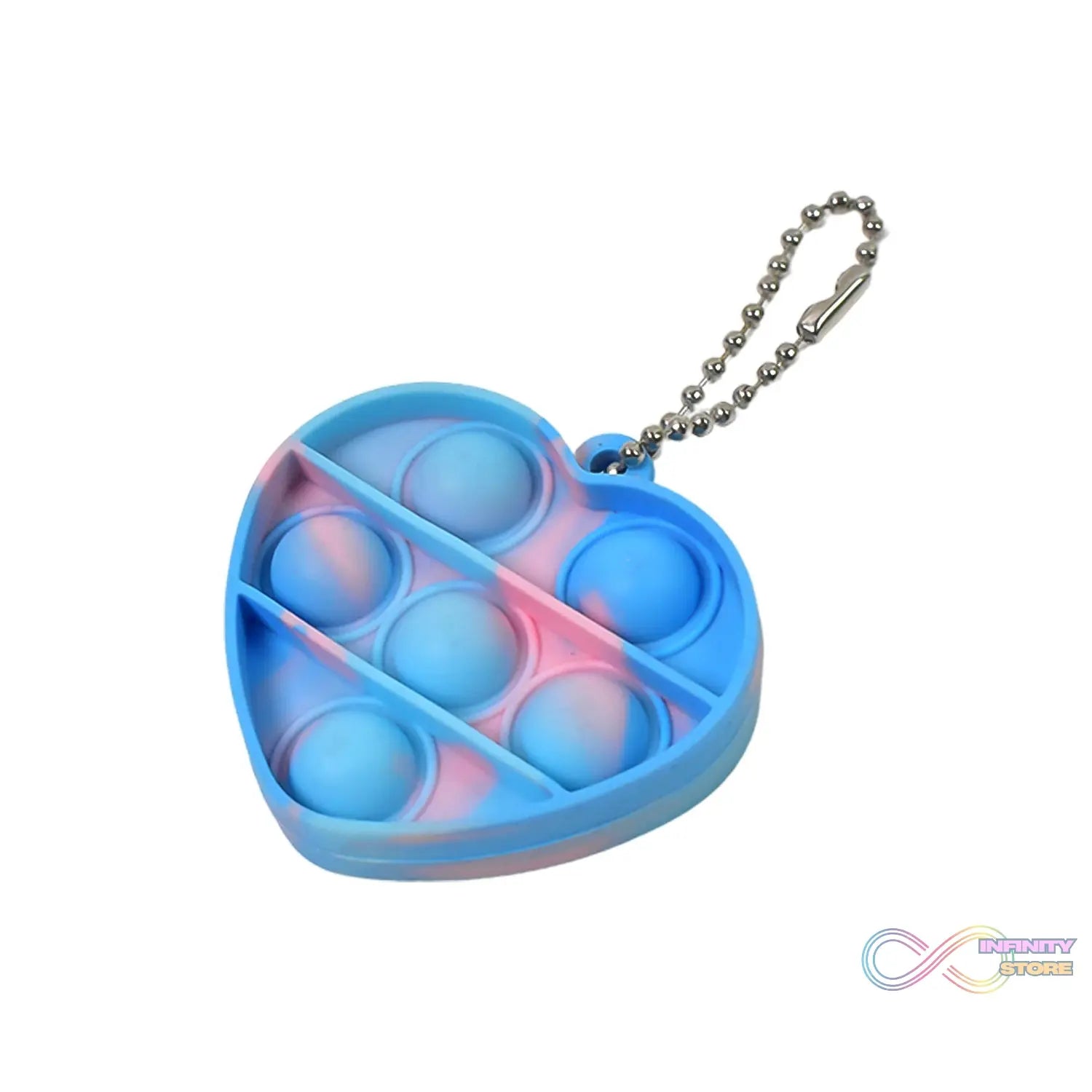 Pop Fidget Toys for Kids Mini Pop Keychain (1 Pc / Mix Color & Design) - infinityexculsivestore.com