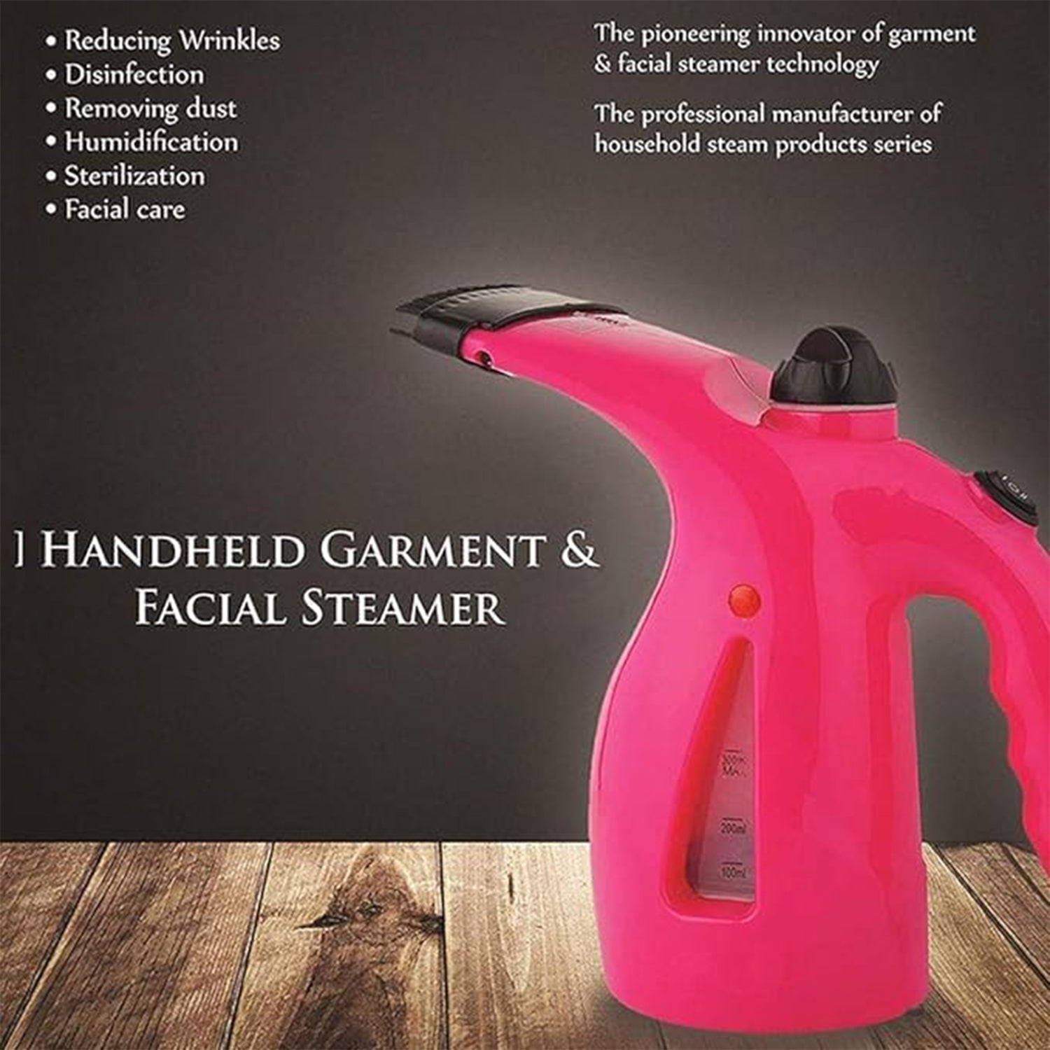 Portable 4 in 1 Handheld Garment Steamer & Facial Steamer Electric Iron Steam Portable Handy Vapor Steamer - infinityexculsivestore.com