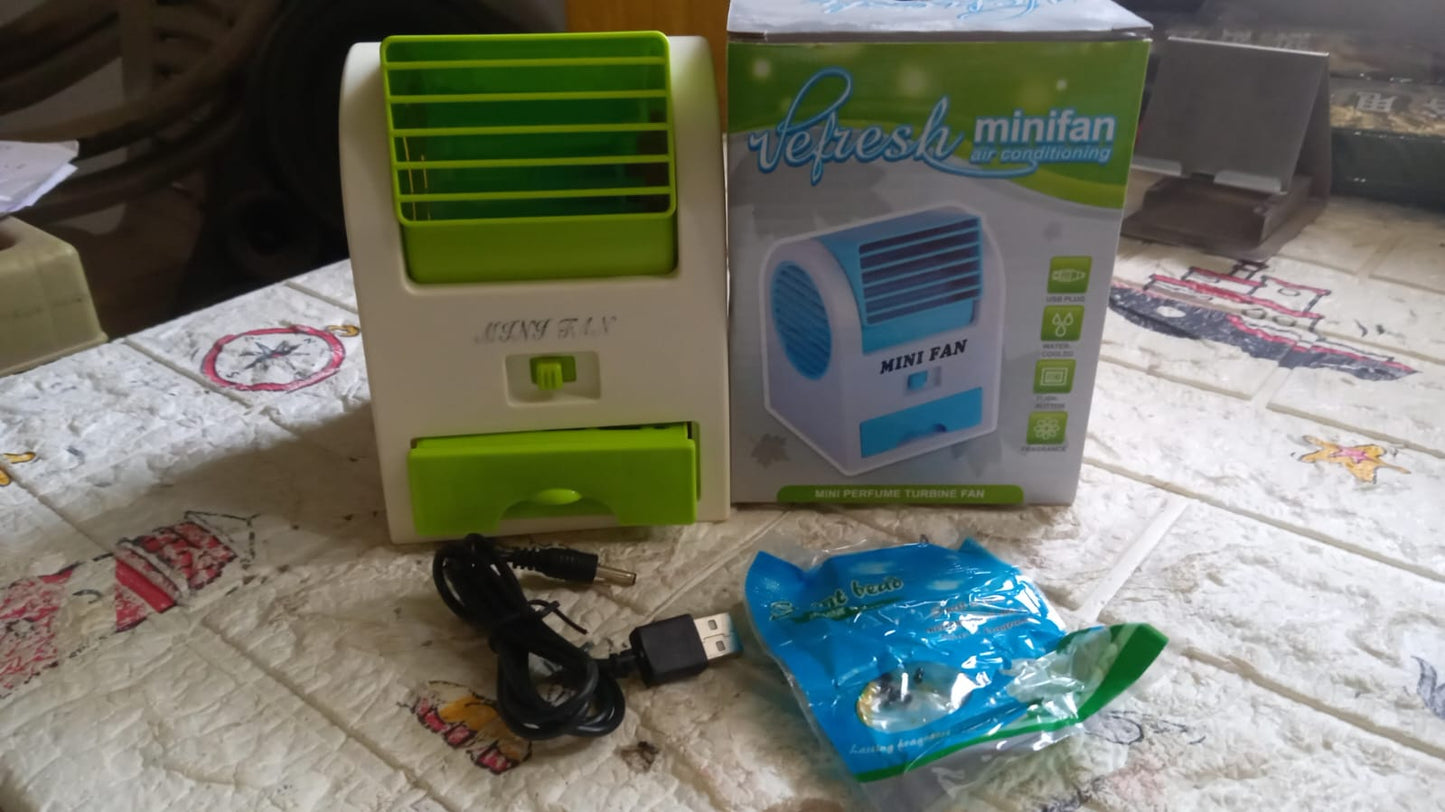 Portable Air Cooler - Rechargeable Personal with Duration Desk Cooling Fan USB/Battery Powered Desk PC Laptop Air Conditioner Cooler for Home, Bedroom, Travel, and Office - infinityexculsivestore.com