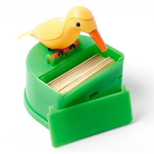 Portable Automatic Bird Toothpick Storage Box - infinityexculsivestore.com