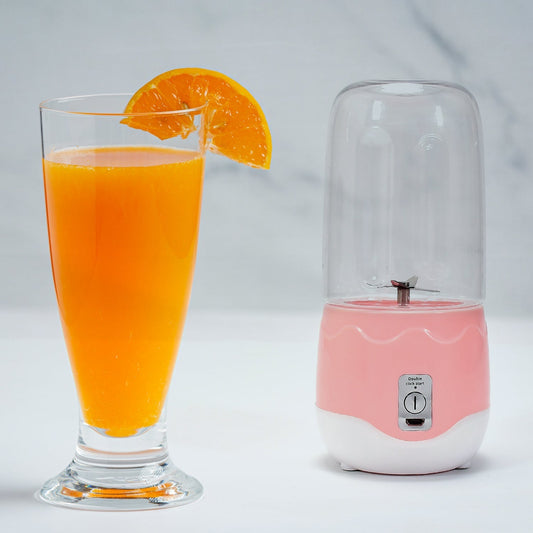 Portable Blender, Personal Blender Juicer Cup, Mini Handheld Blender with 4 Blades, Mixer for Fruit Shakes and Smoothies, Portable Juicer (Multicolor) - infinityexculsivestore.com