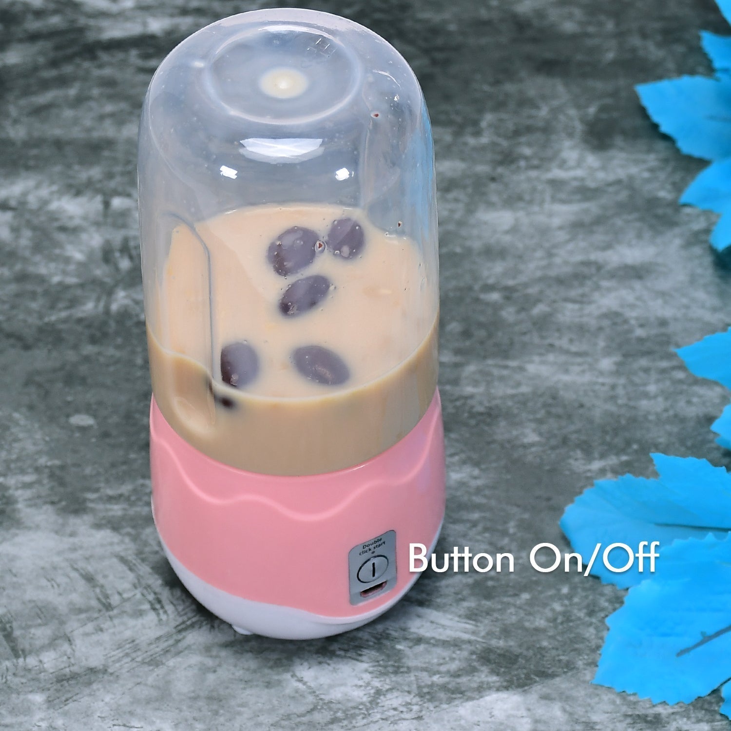 Portable Blender, Personal Blender Juicer Cup, Mini Handheld Blender with 4 Blades, Mixer for Fruit Shakes and Smoothies, Portable Juicer (Multicolor) - infinityexculsivestore.com