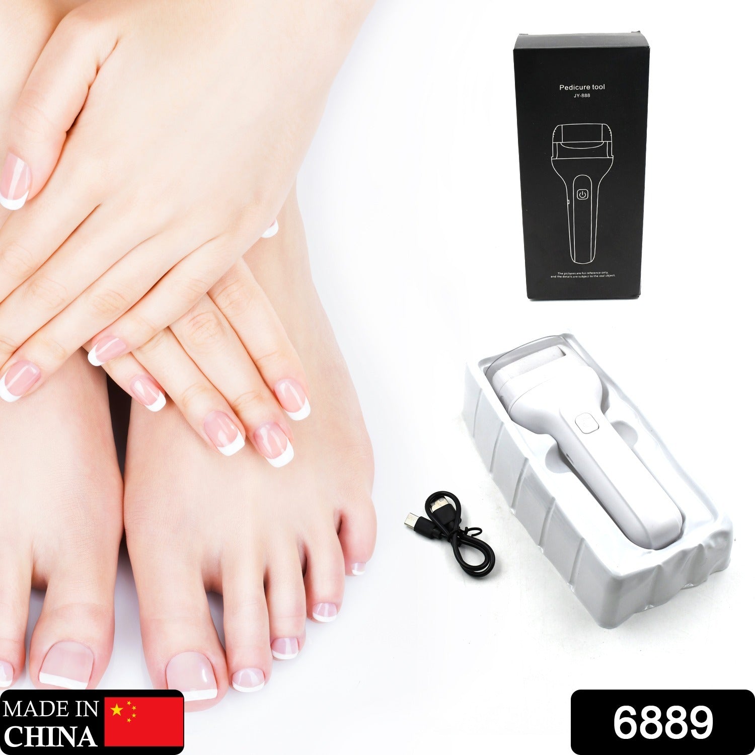 Portable Electric Foot File Heavy Pressure Induction Foot Callus Remover Foot Care Tool Foot Grinder, Rechargeable for Foot Care, Pedicure Device, Callus & Dead Skin Removal - infinityexculsivestore.com