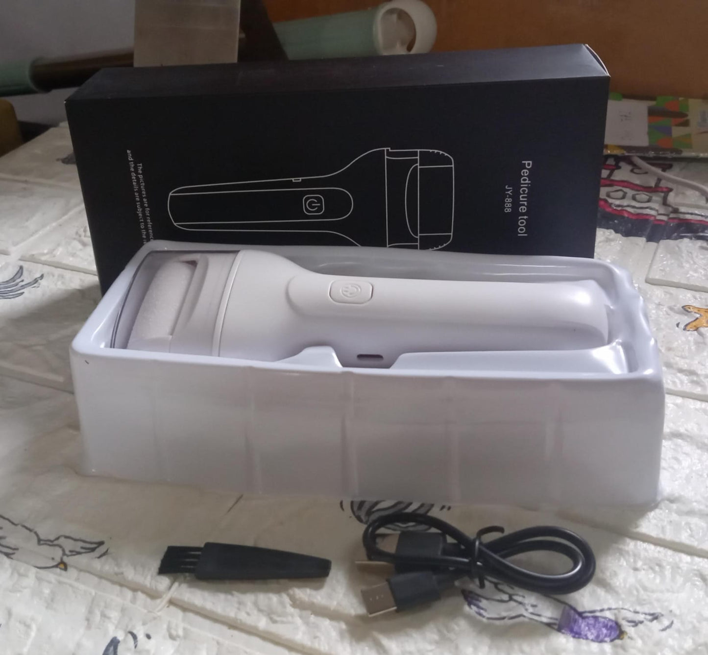 Portable Electric Foot File Heavy Pressure Induction Foot Callus Remover Foot Care Tool Foot Grinder, Rechargeable for Foot Care, Pedicure Device, Callus & Dead Skin Removal - infinityexculsivestore.com