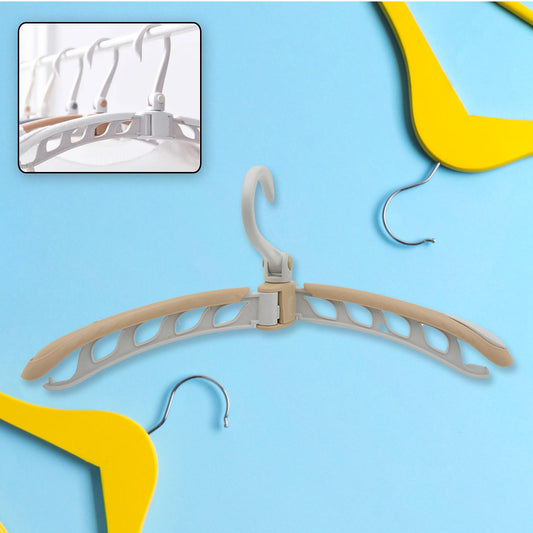 Portable Folding Clothes Hanger (1 Pc): 360° Rotation, Travel, Adjustable - infinityexculsivestore.com