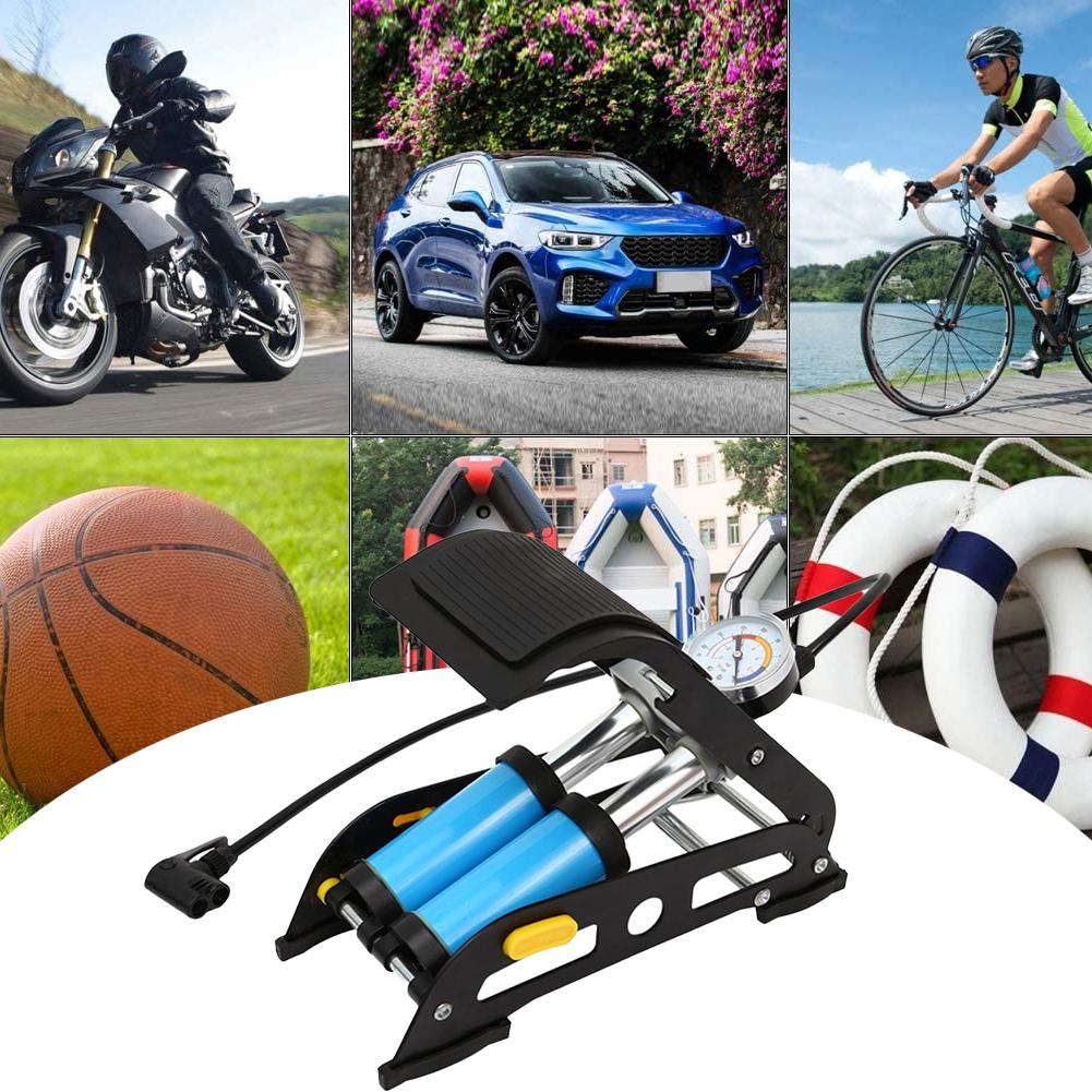 Portable High Pressure Foot Air Pump Compressor for Car and Bike - infinityexculsivestore.com