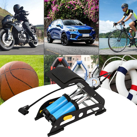 Portable High Pressure Foot Air Pump Compressor for Car and Bike - infinityexculsivestore.com