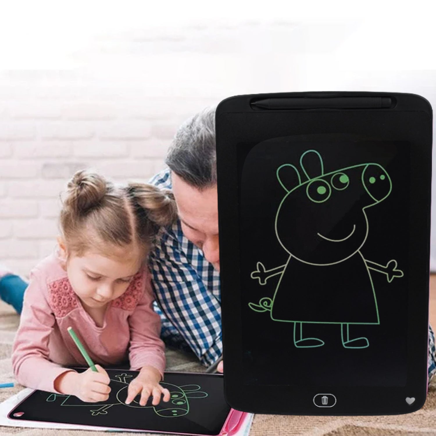 Portable LCD Writing Board Slate Drawing Record Notes Digital Notepad with Pen Handwriting Pad Paperless Graphic Tablet for Kids 12 inch - infinityexculsivestore.com