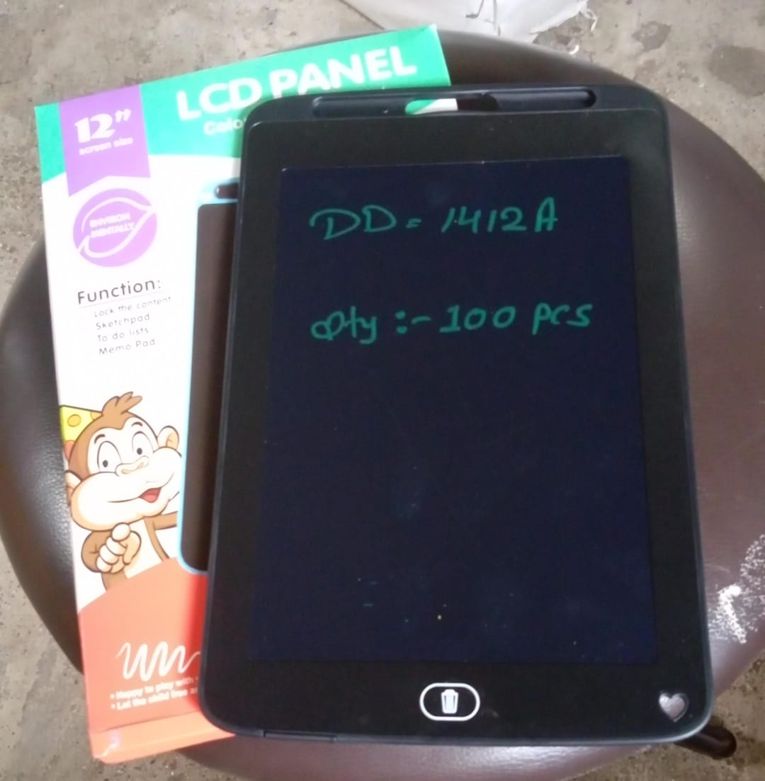 Portable LCD Writing Board Slate Drawing Record Notes Digital Notepad with Pen Handwriting Pad Paperless Graphic Tablet for Kids 12 inch - infinityexculsivestore.com