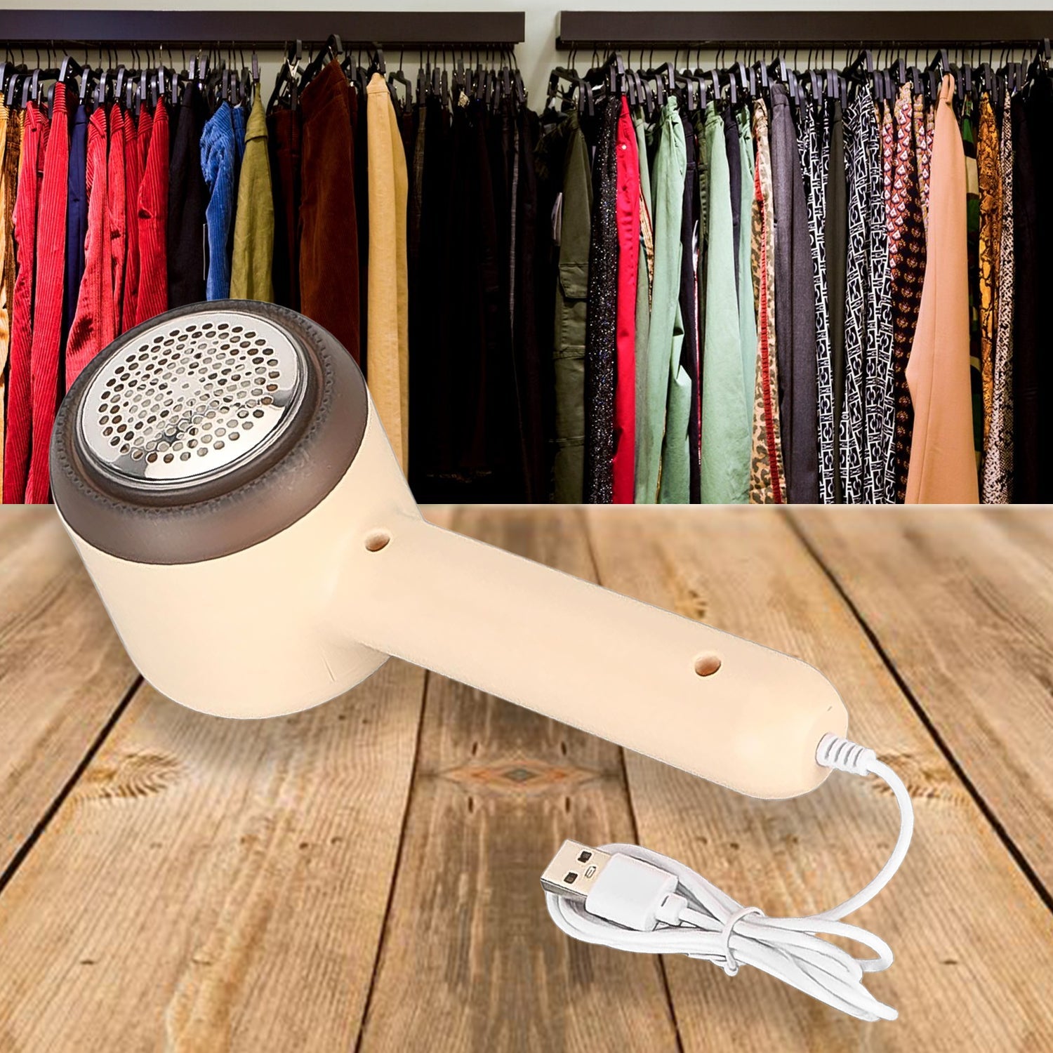 Portable Lint Remover with USB Power Cable (1 Pc) - infinityexculsivestore.com