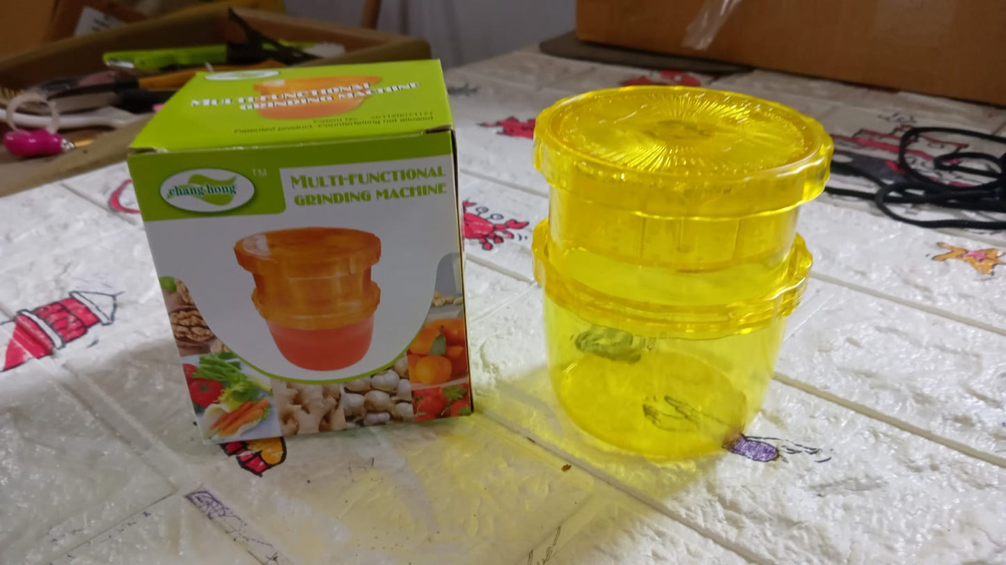 Multi - Function Grinding Machine 2 In 1 Portable Manual Citrus Juicer for Grind ginger And garlic Slurry, Fruit Squeezer, Squeeze Soy - bean milk, Vegetable Salad. Juice Cup Child Healthy Life Potable Juicer Machine - infinityexculsivestore.com