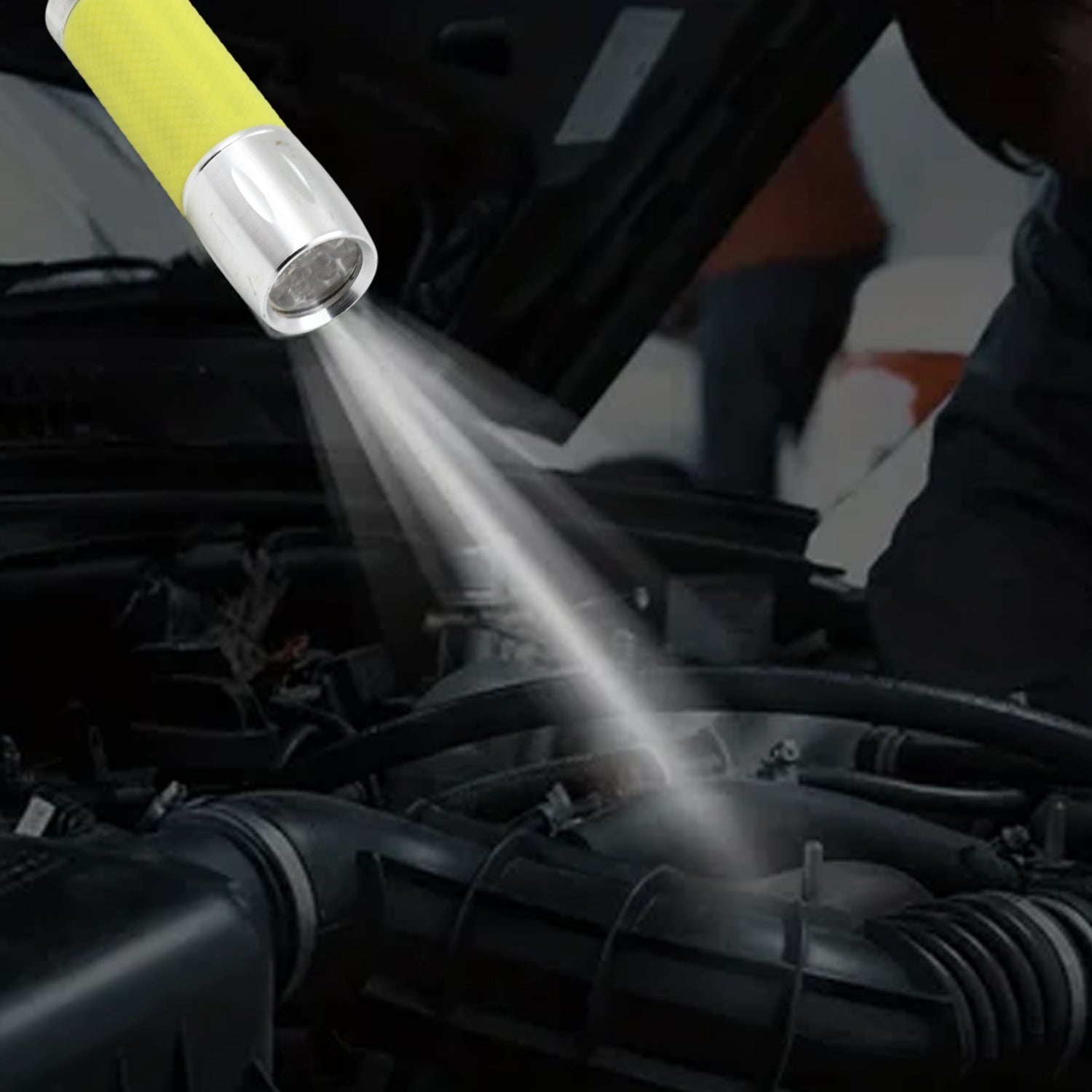 Portable Mini Torch / Flashlight LED Powerful High Lumens Pen Light Easy To Carry, Portable Pocket Compact Torch for Emergency 3 Battery operated (Battery not included / 1 pc) - infinityexculsivestore.com