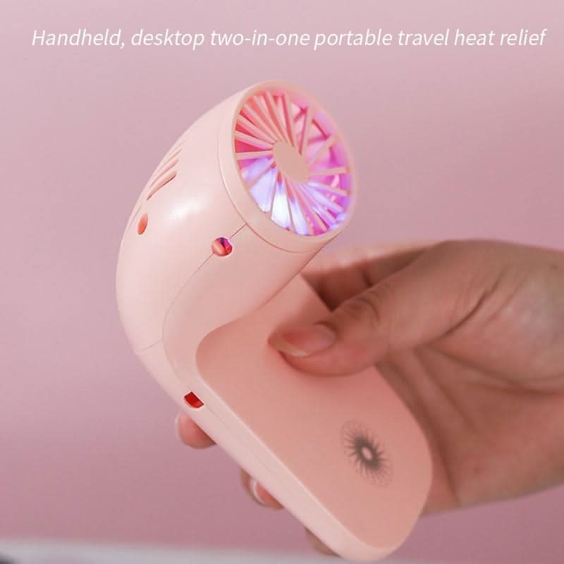 Portable Mobile Phone Holder Fan Personal Fan Multi - Function Fan Handheld Charging Fan (Battery Not Include) - infinityexculsivestore.com