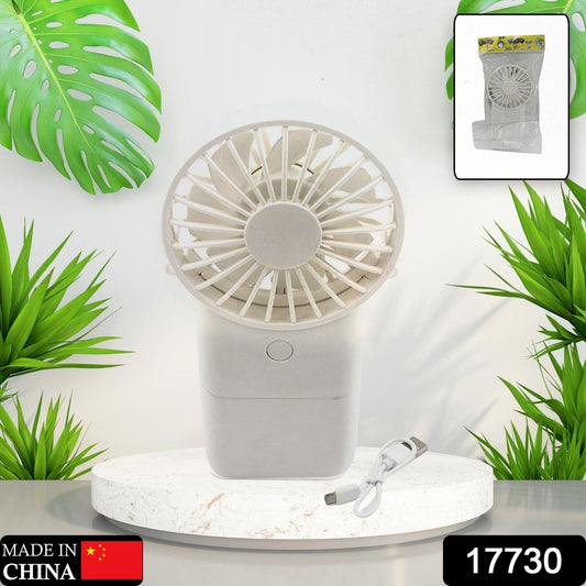 Portable Small Electric Fan, Handheld Fan With 3 Modes USB Rechargeable Mini Student Handheld Class Personal Fan (1 Pc) - infinityexculsivestore.com