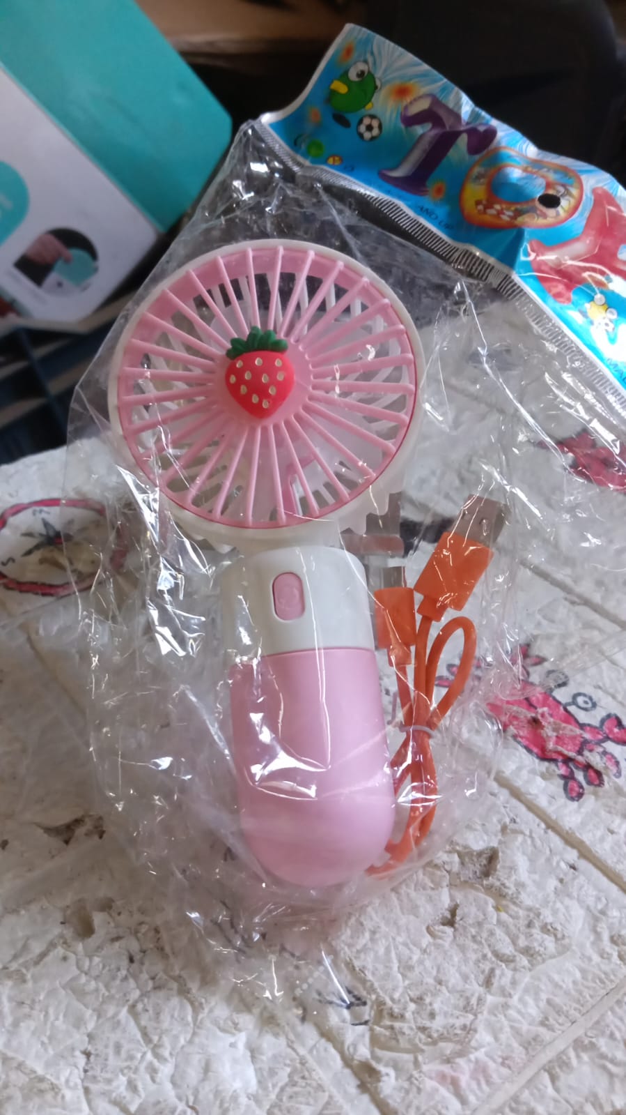 Portable Small Electric Fan Handheld, Rechargeable Mini Student Handheld Dormitory Class Personal Fan - infinityexculsivestore.com