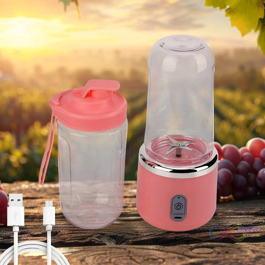 Portable Small Juicer Blender With Water Bottle / Cup (2 Pc Set) - infinityexculsivestore.com