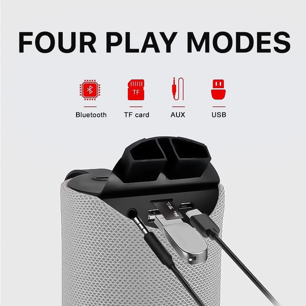 Portable Speaker / Rechargeable / Splash Proof Wireless High Sound Bluetooth Speaker, Blootuth speaker (media player) - infinityexculsivestore.com