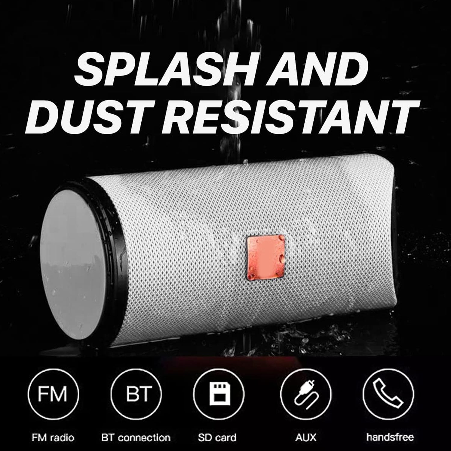 Portable Speaker / Rechargeable / Splash Proof Wireless High Sound Bluetooth Speaker, Blootuth speaker (media player) - infinityexculsivestore.com