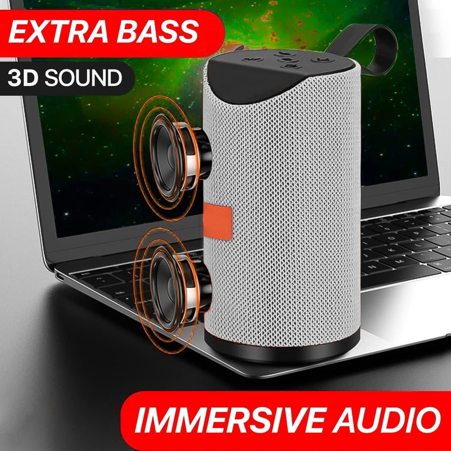 Portable Speaker / Rechargeable / Splash Proof Wireless High Sound Bluetooth Speaker, Blootuth speaker (media player) - infinityexculsivestore.com