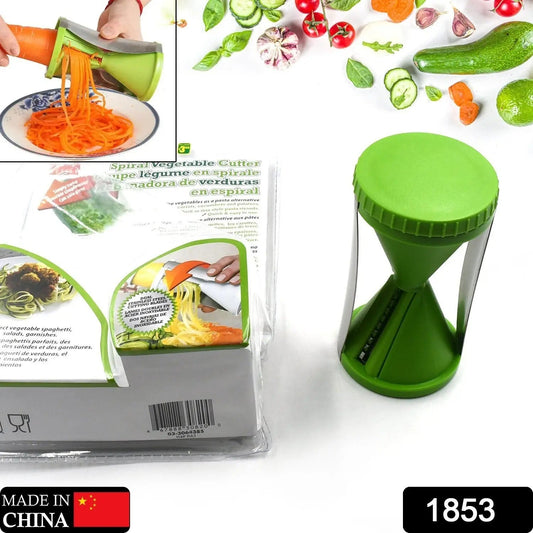Portable Spiralizer Vegetable Slicer Handheld Spiralizer Peeler Stainless Steel Spiral Slicer For Salad Vegetables Fruit Slicer - infinityexculsivestore.com