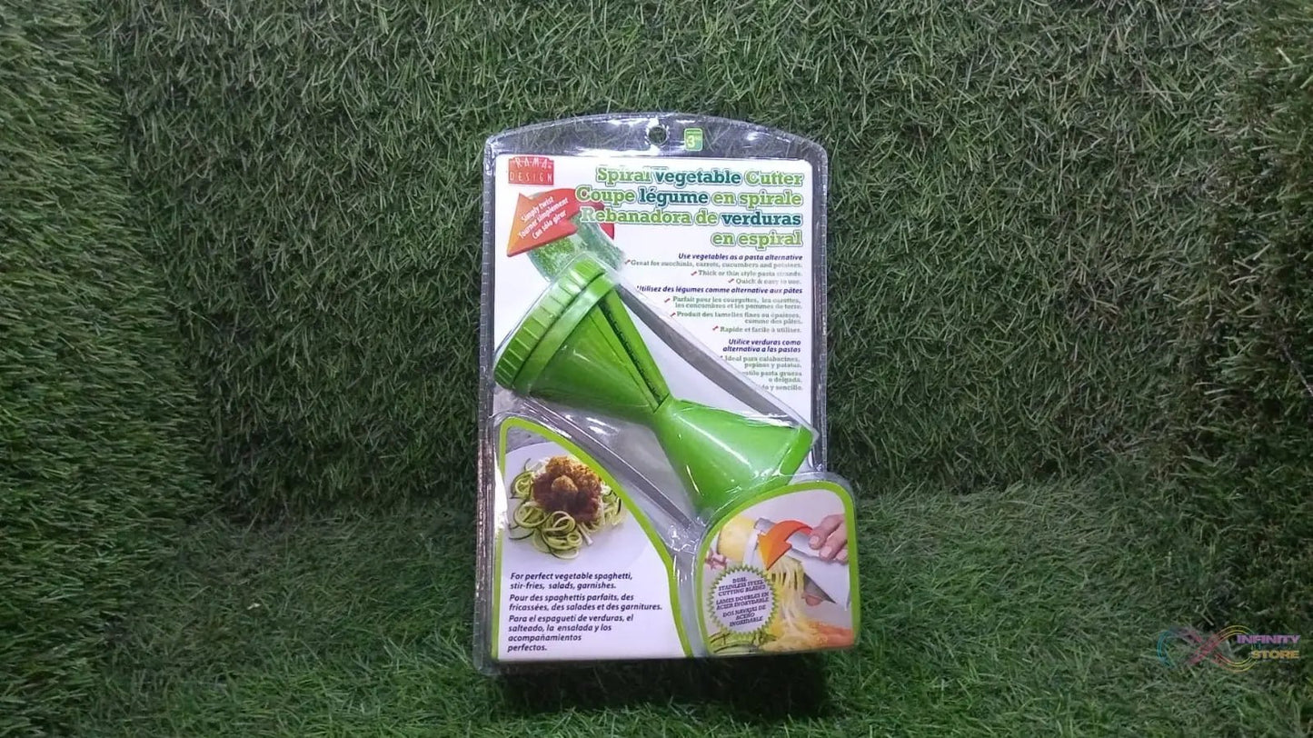Portable Spiralizer Vegetable Slicer Handheld Spiralizer Peeler Stainless Steel Spiral Slicer For Salad Vegetables Fruit Slicer - infinityexculsivestore.com