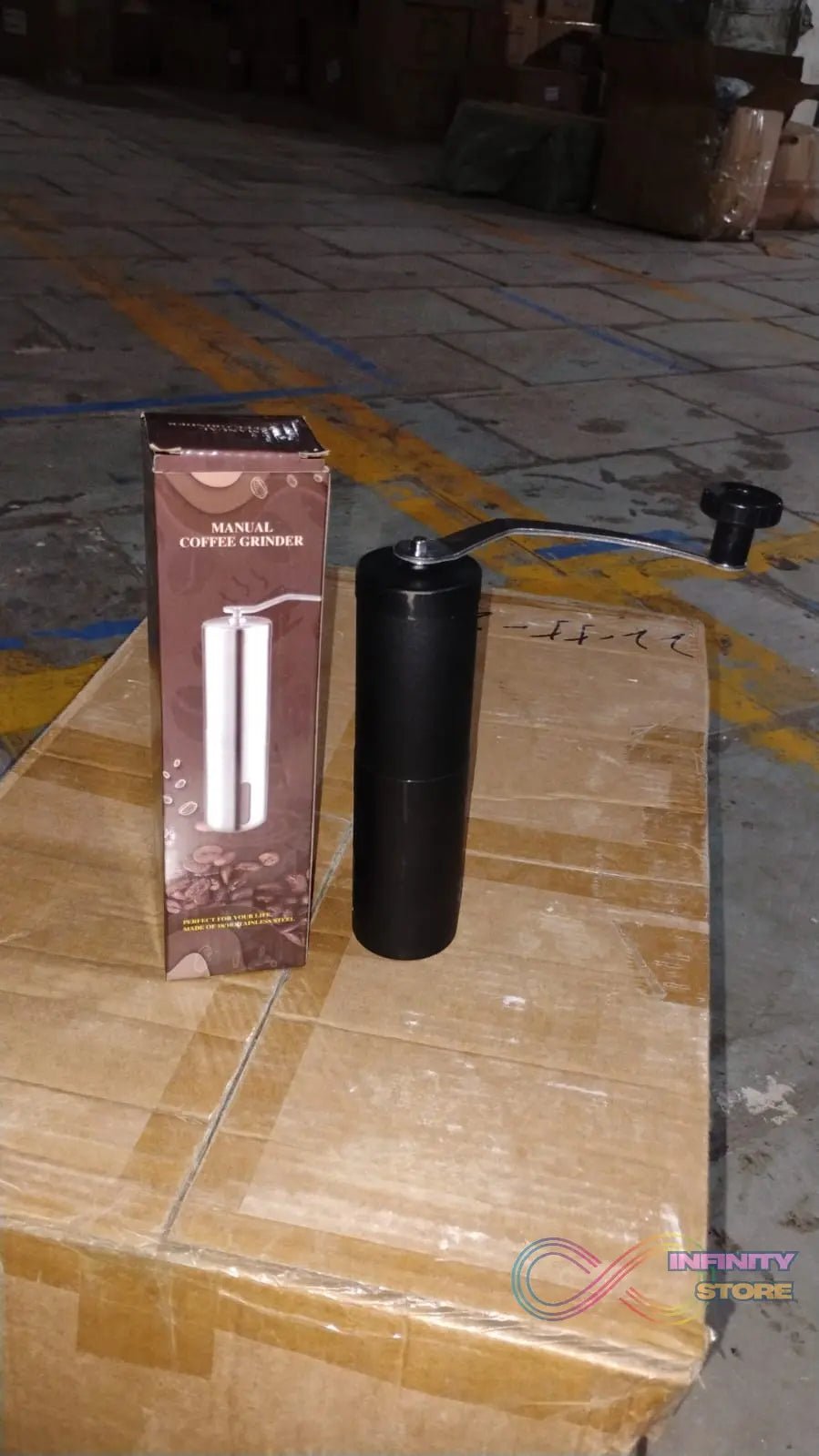 Portable Stainless Steel Manual Coffee Grinder (1 Pc) - infinityexculsivestore.com