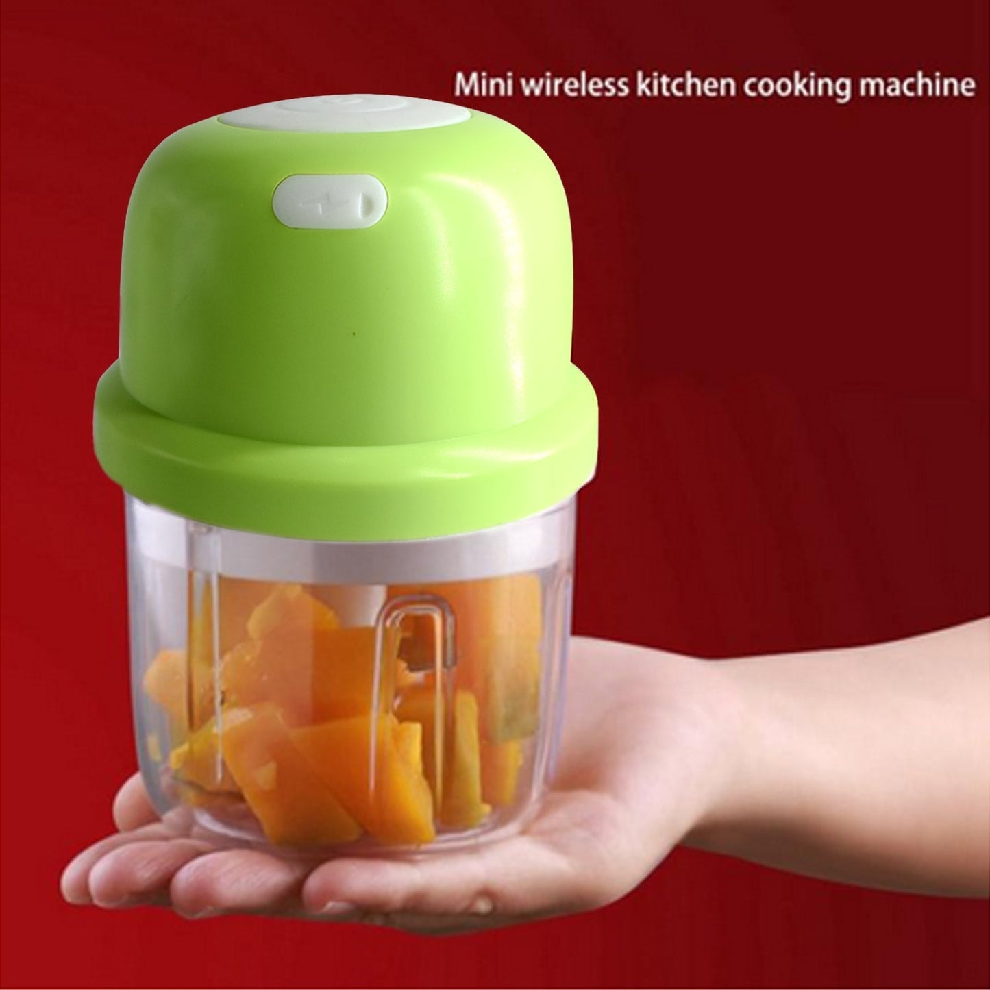 Portable USB Rechargeable Electric Chopper Fruit Vegetable Onion Chopper Garlic Chopper - infinityexculsivestore.com