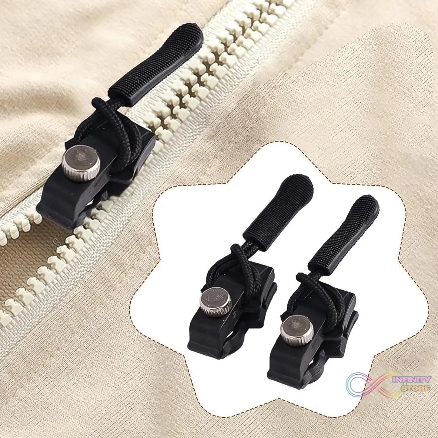 Portable Universal Detachable Zipper Slider (1 Pc / Big) - infinityexculsivestore.com