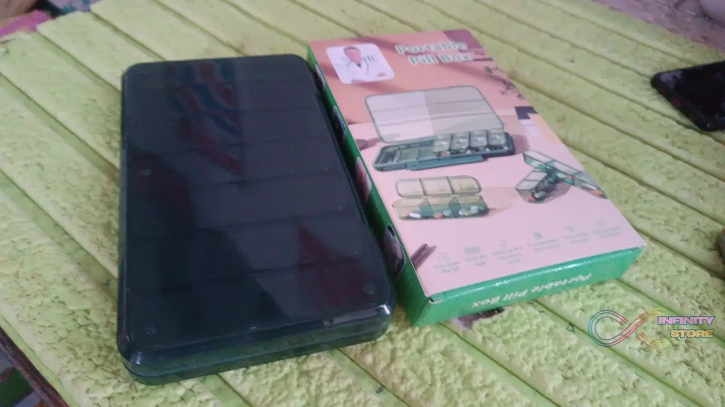 Portable Weekly Pill Box Organiser Daily Pill Keeper 21 Grid Container (1 Pc) - infinityexculsivestore.com