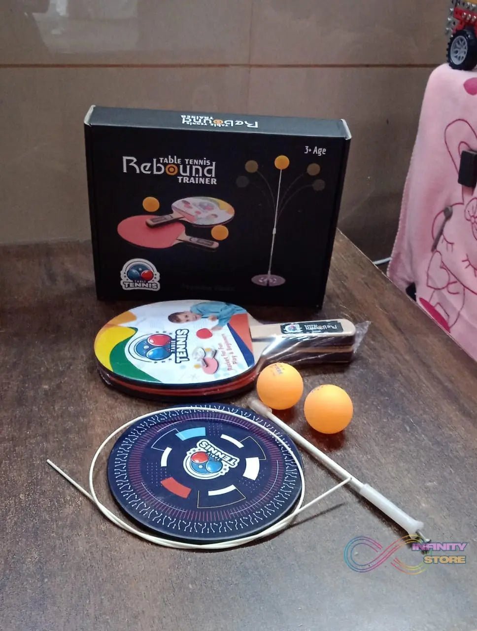 Portable Wiff Waff Rebound Table Tennis Trainer Set (1 Set) - infinityexculsivestore.com