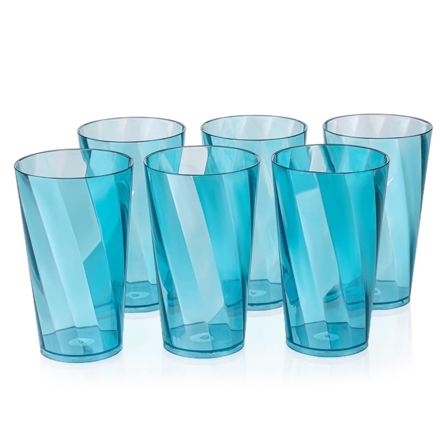 Premium 300ml Transparent Glass Set for Water, Juice & Cocktails (Set of 6) - infinityexculsivestore.com