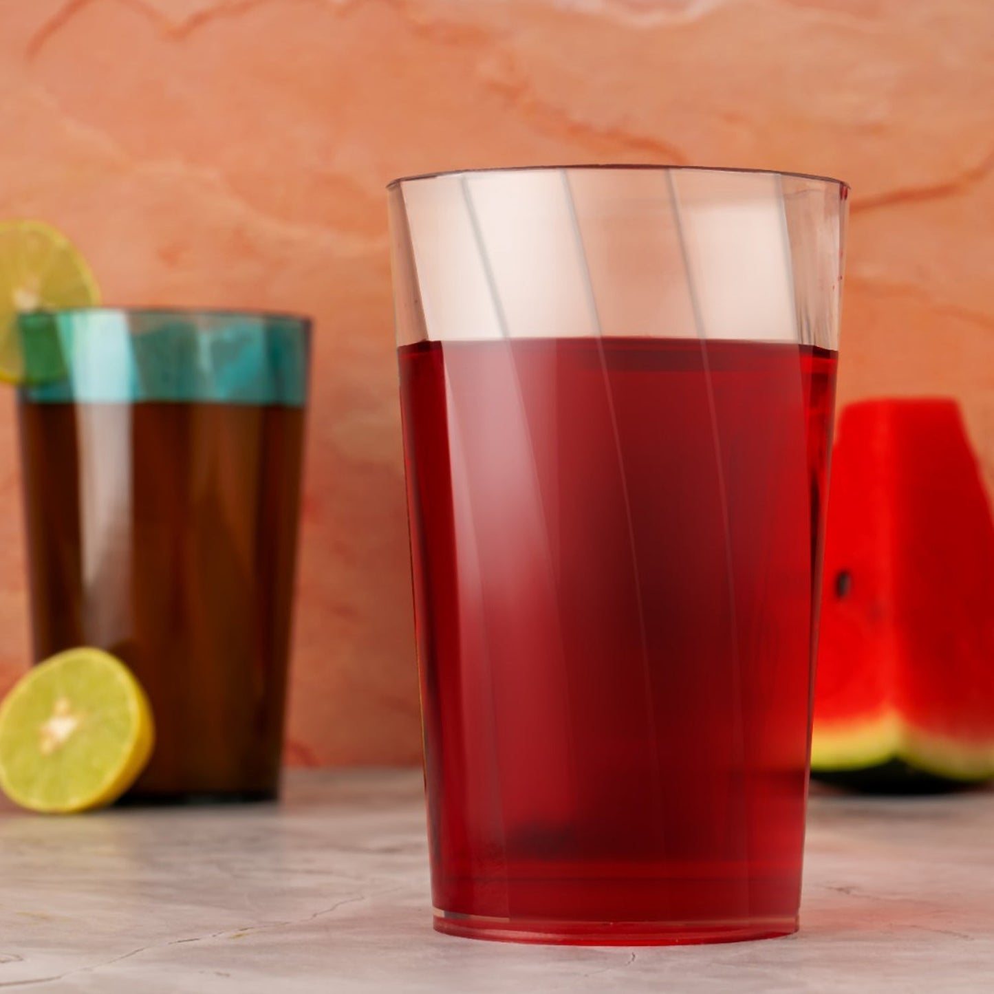 Premium 300ml Transparent Glass Set for Water, Juice & Cocktails (Set of 6) - infinityexculsivestore.com