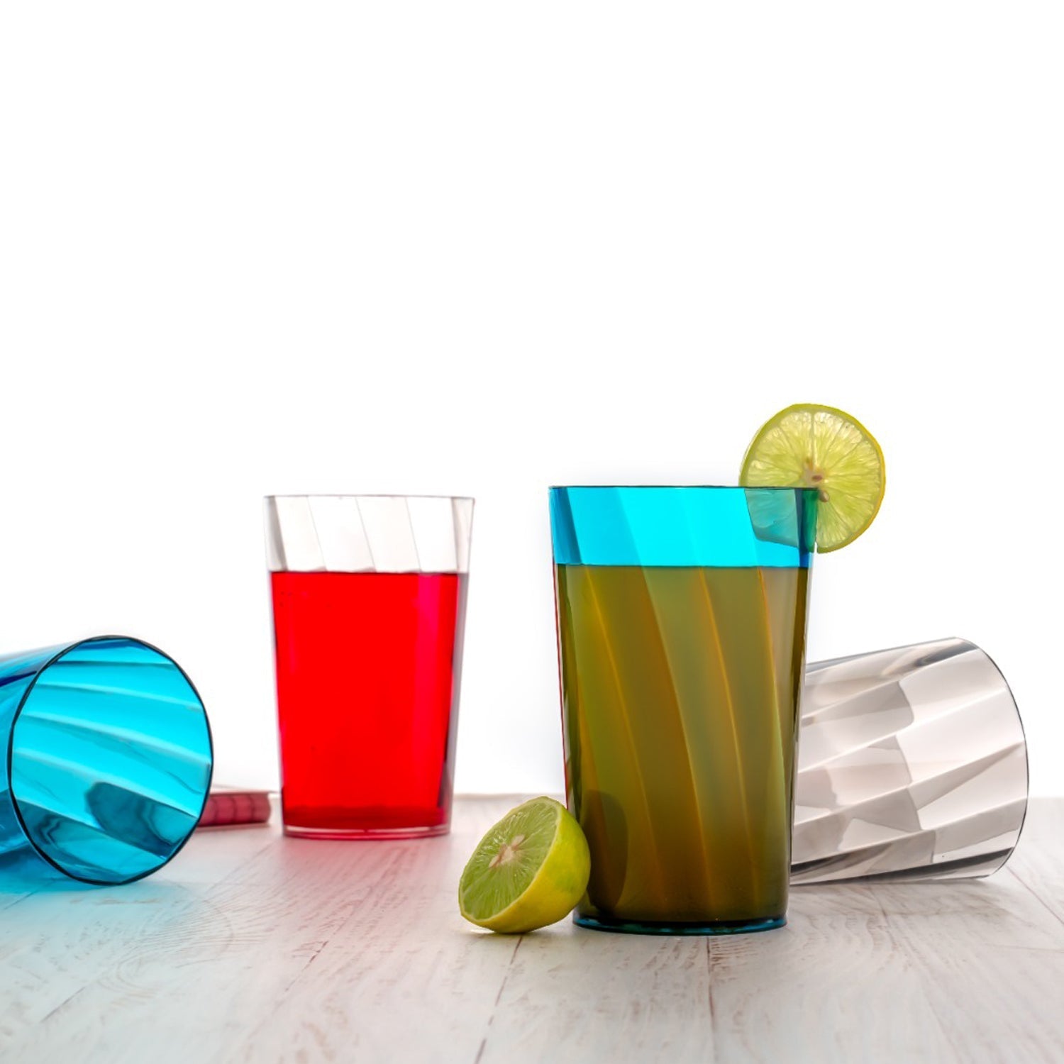 Premium 300ml Transparent Glass Set for Water, Juice & Cocktails (Set of 6) - infinityexculsivestore.com