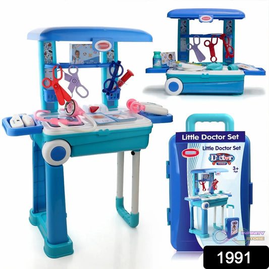 Premium Doctor Set Trolley Little Doctor Kids Toy (1 Set) - infinityexculsivestore.com