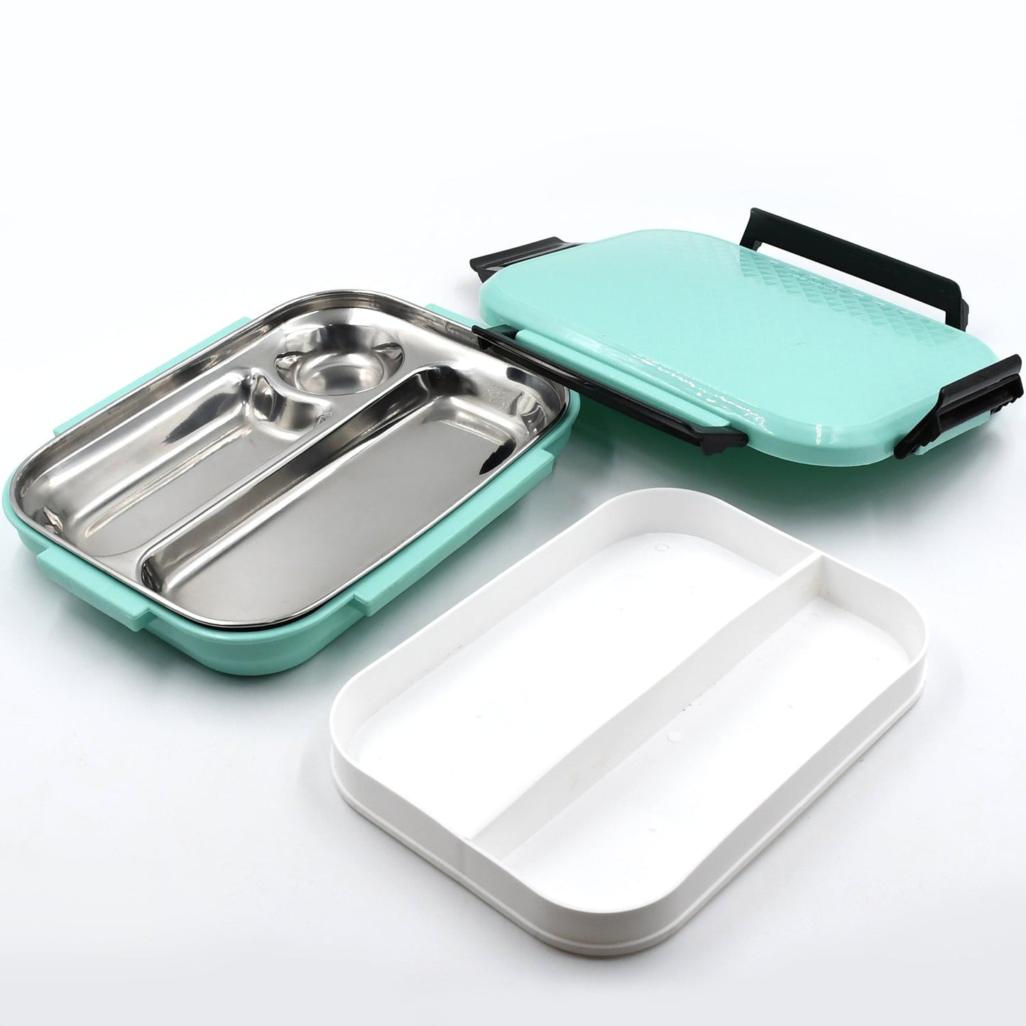 Premium Multi - Compartment Steel Lunch Box for Office, School & Travel - infinityexculsivestore.com