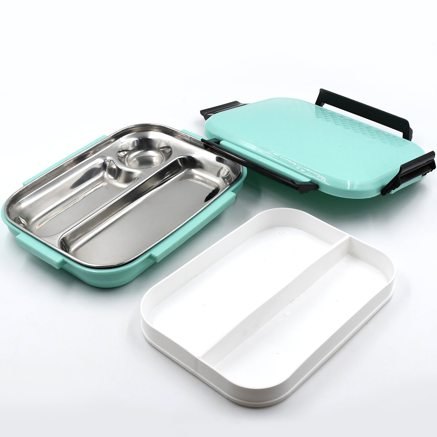 Premium Multi - Compartment Steel Lunch Box for Office, School & Travel - infinityexculsivestore.com