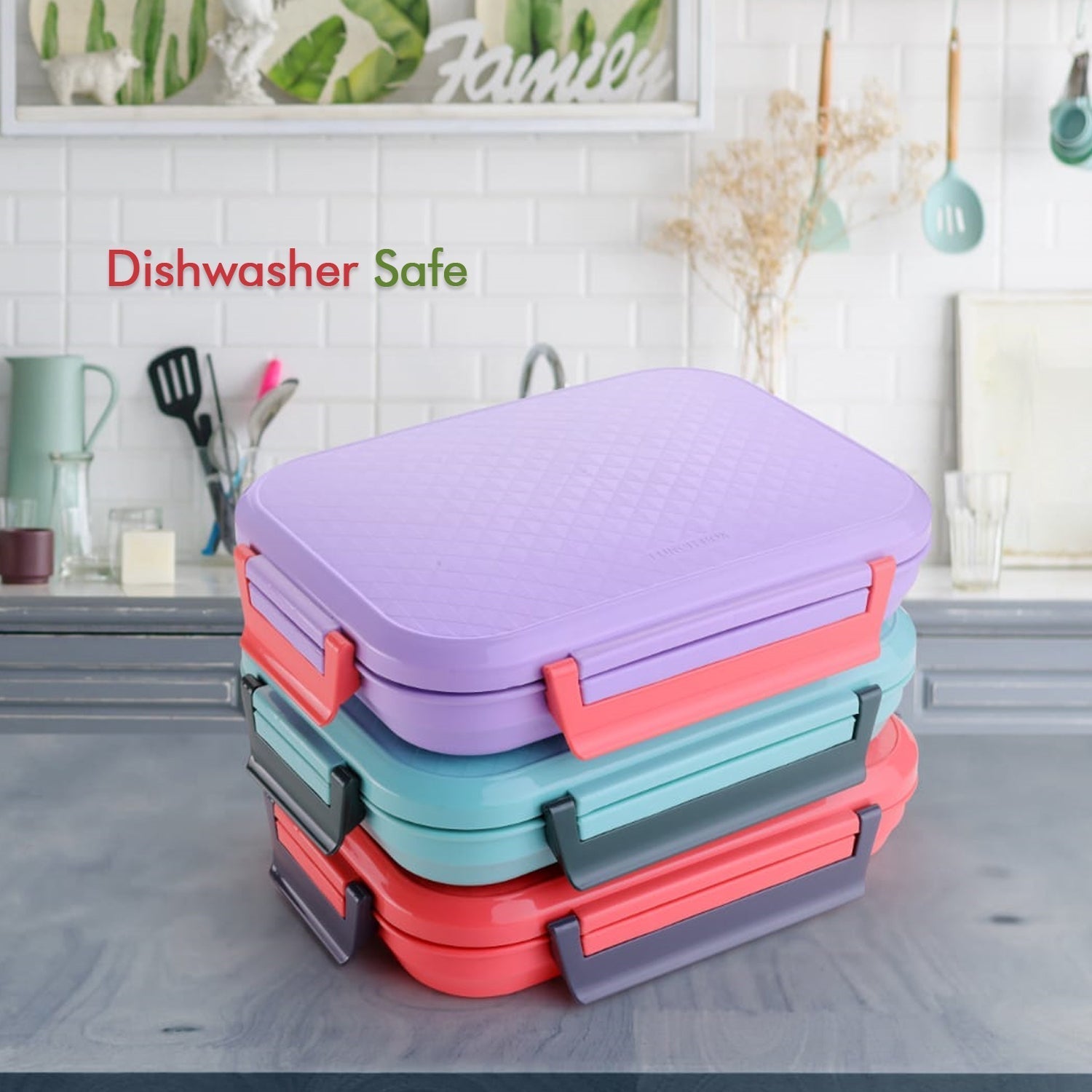 Premium Multi - Compartment Steel Lunch Box for Office, School & Travel - infinityexculsivestore.com