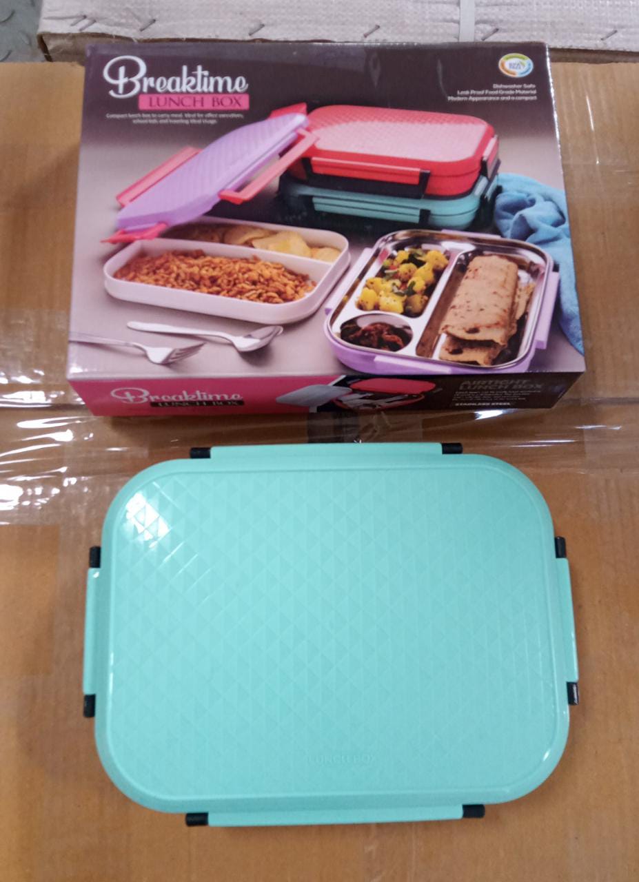 Premium Multi - Compartment Steel Lunch Box for Office, School & Travel - infinityexculsivestore.com