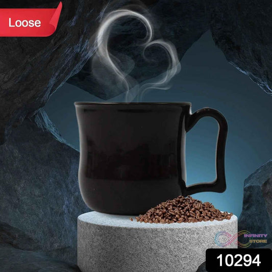 Premium Plastic Coffee / Tea Cups / Mug with Handle(1 Pc / Loose / Black) - infinityexculsivestore.com