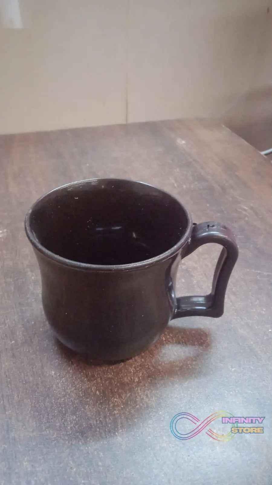 Premium Plastic Coffee / Tea Cups / Mug with Handle(1 Pc / Loose / Black) - infinityexculsivestore.com