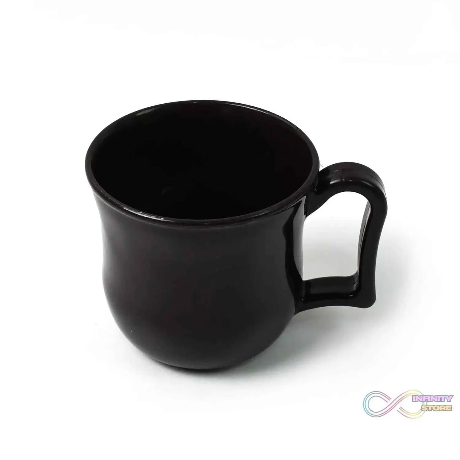 Premium Plastic Coffee / Tea Cups / Mug with Handle (1 Pc / With Color Box / Black) - infinityexculsivestore.com
