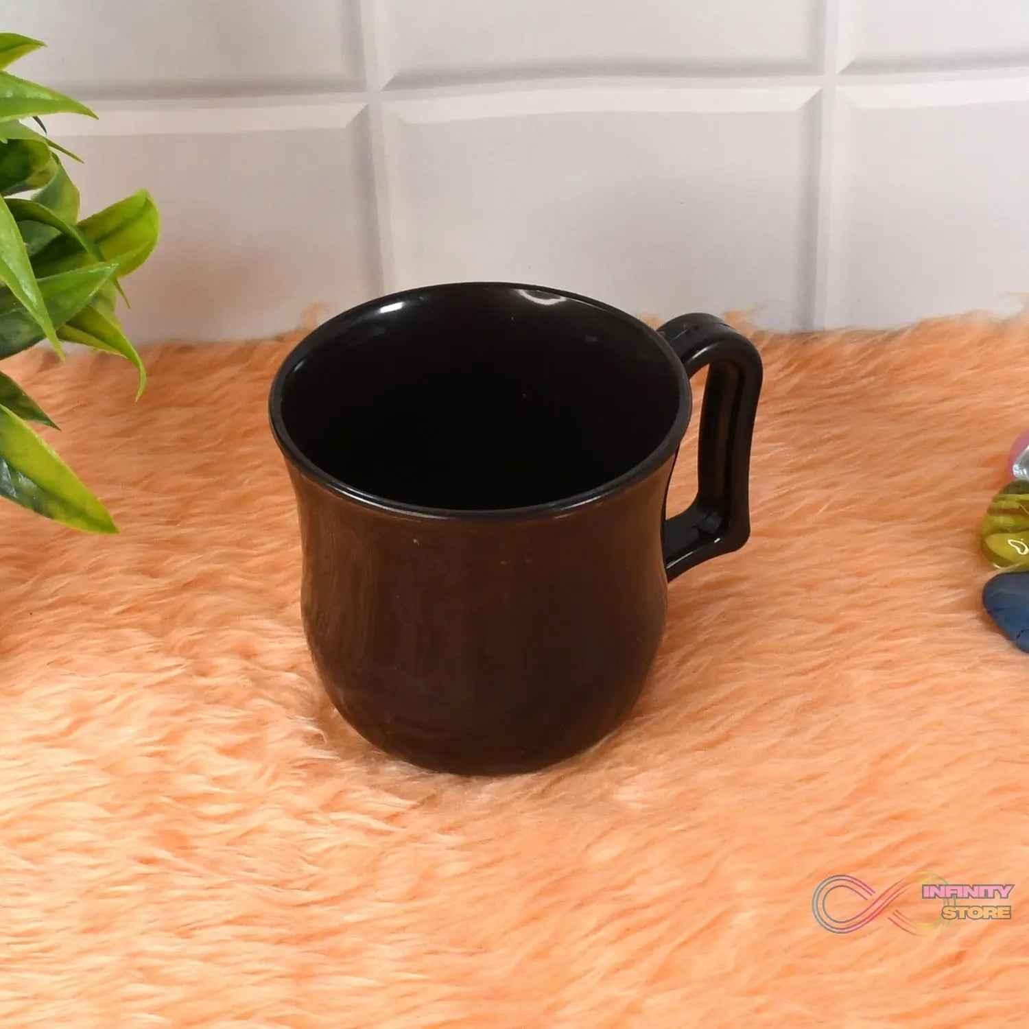 Premium Plastic Coffee / Tea Cups / Mug with Handle (1 Pc / With Color Box / Mix Color) - infinityexculsivestore.com