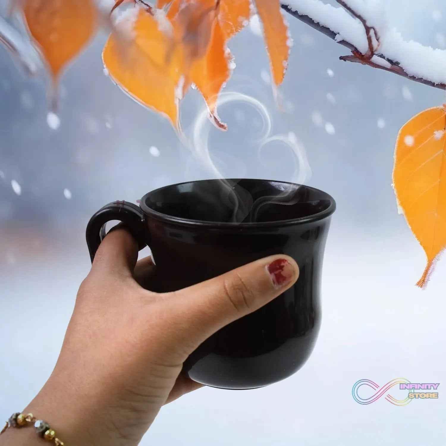 Premium Plastic Coffee / Tea Cups / Mug with Handle (1 Pc / With Color Box / Mix Color) - infinityexculsivestore.com