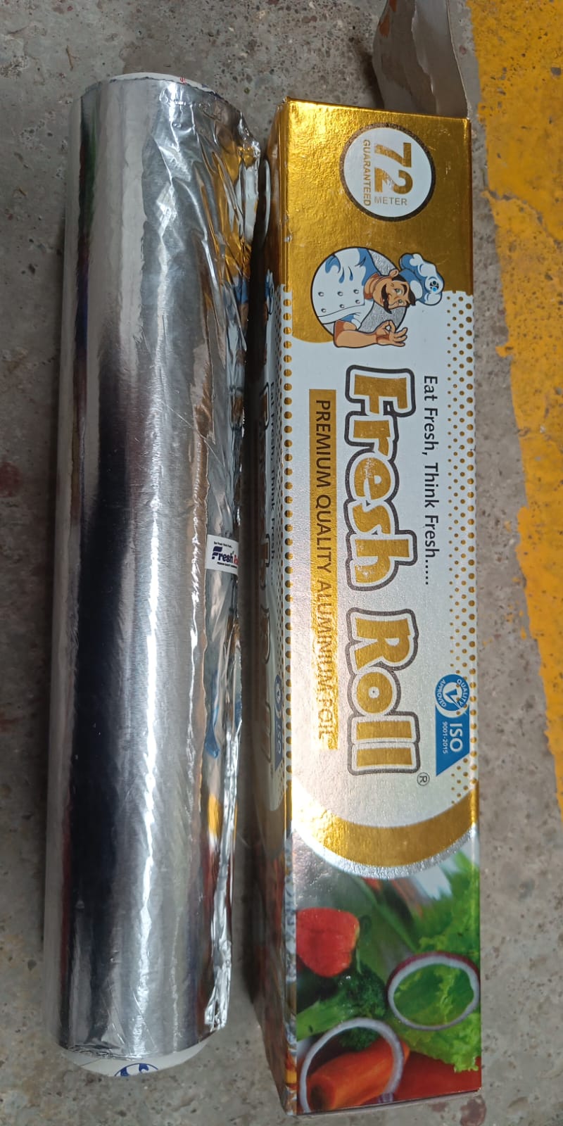 Premium Quality Food Grade Aluminum Foil Roll Heavy Duty Non Stick Thick Aluminum Foil Sheet Baking Grilling Tool 72Mtr (1Pc) - infinityexculsivestore.com